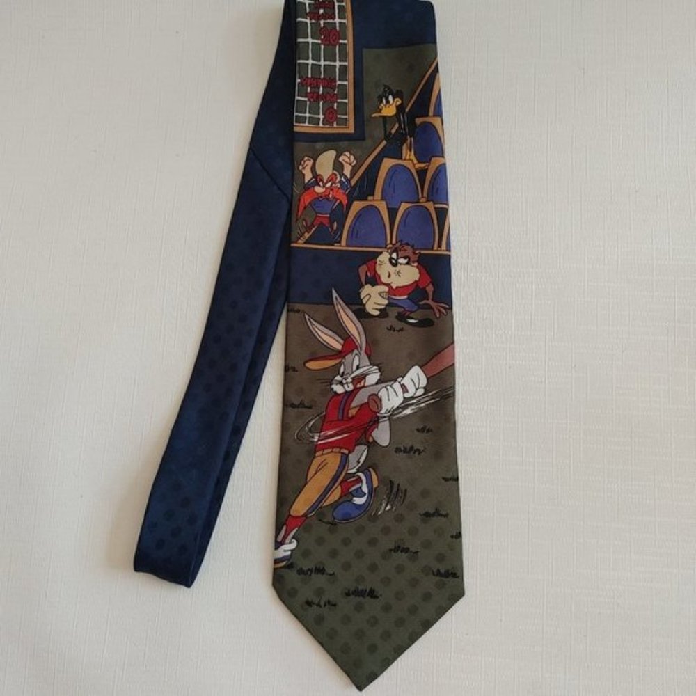 Vintage LOONEY TUNES Tie Bugs Bunny BASE BALL